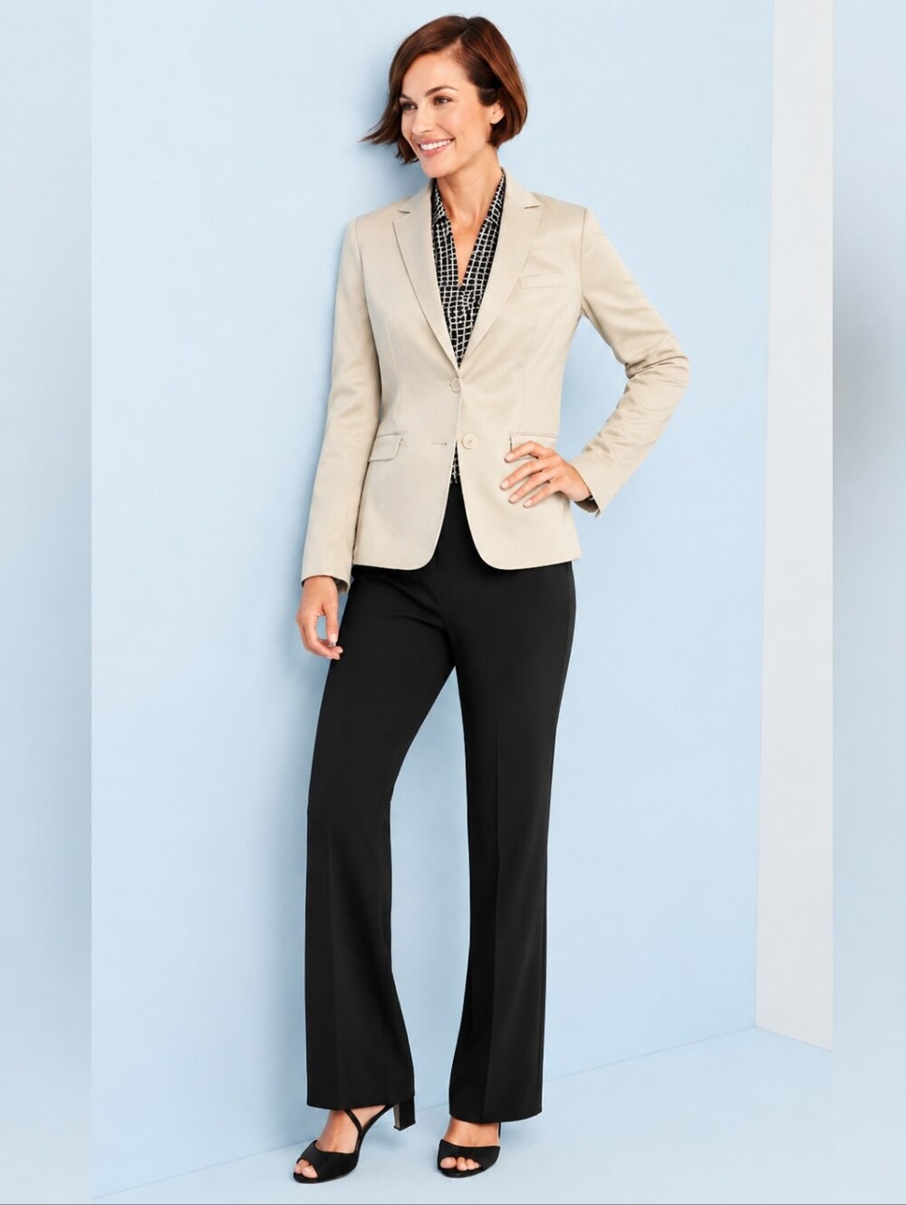 Talbot's Suit Jacket Blazer Size 2 P